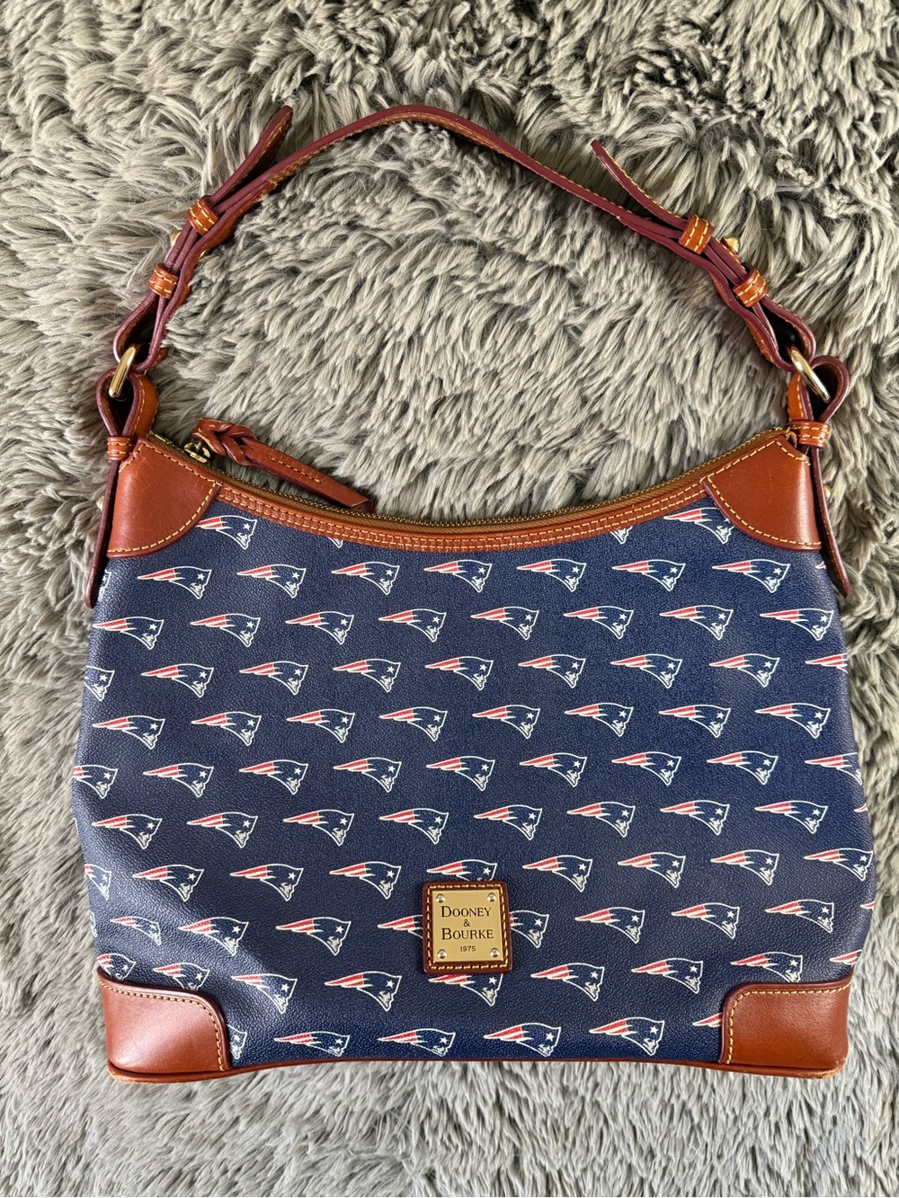 Dooney & Bourke New England Patriots NFL Hobo Shoulder Bag Purse
